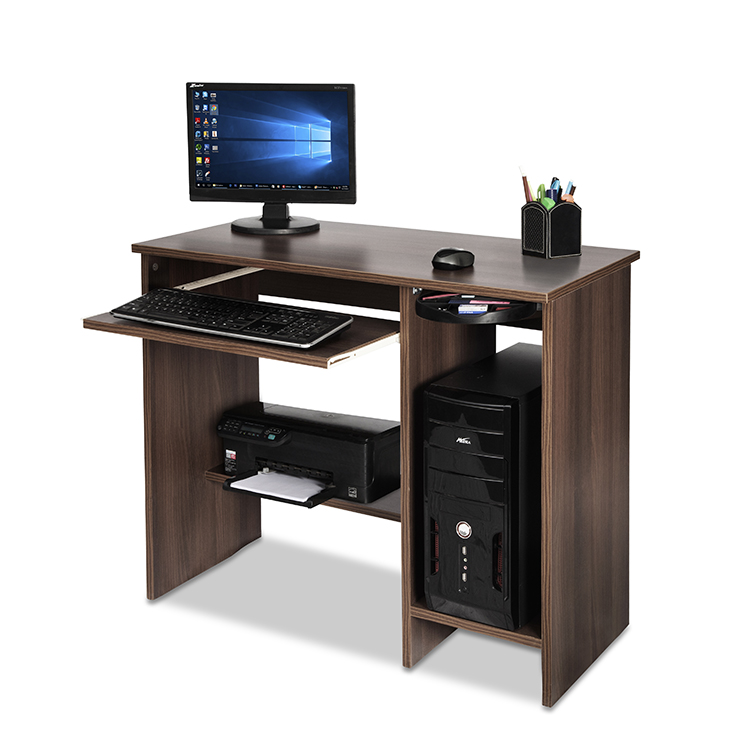 Nice Computer Table Acacia Dark